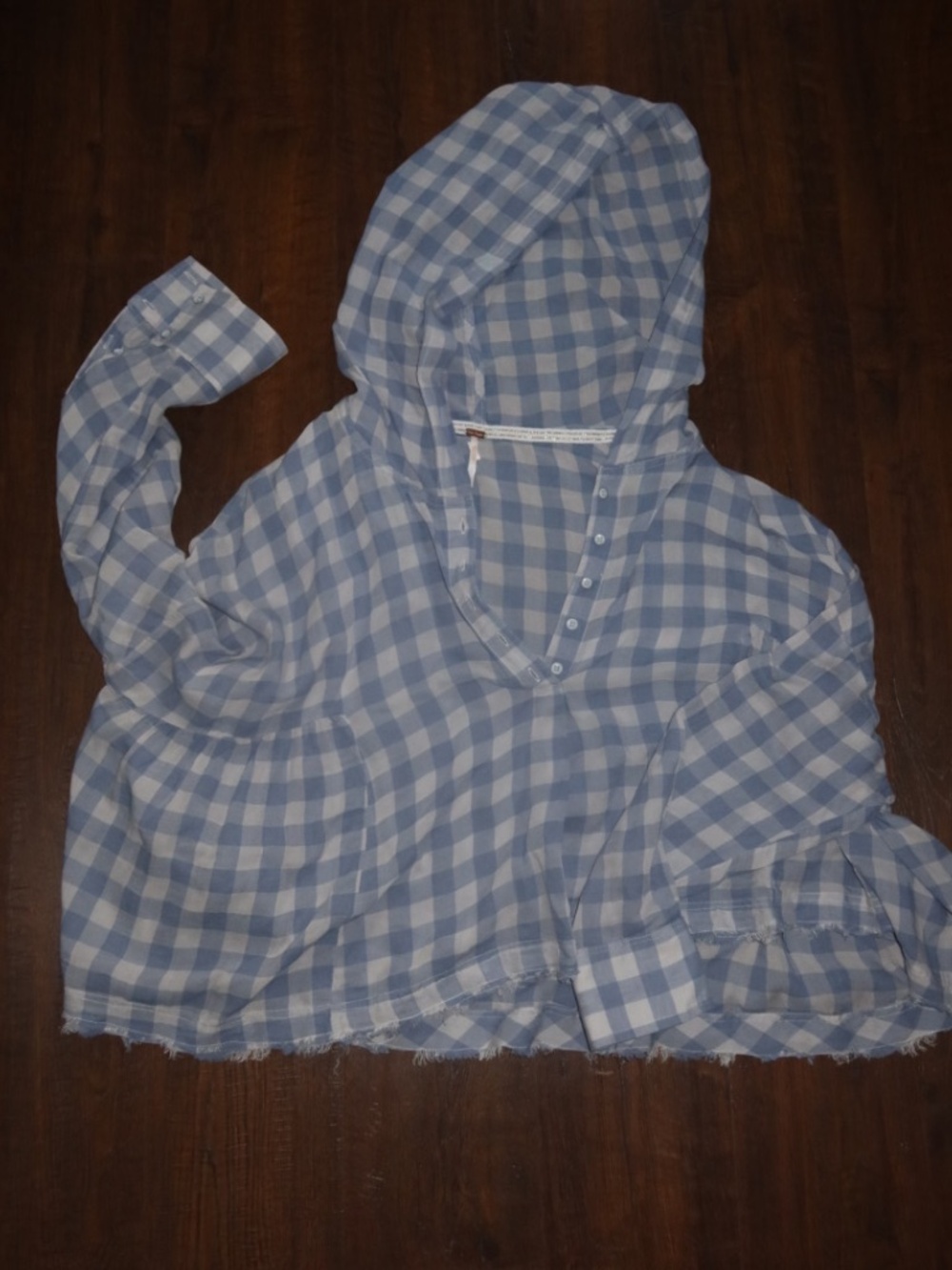 Free People Plaid Top